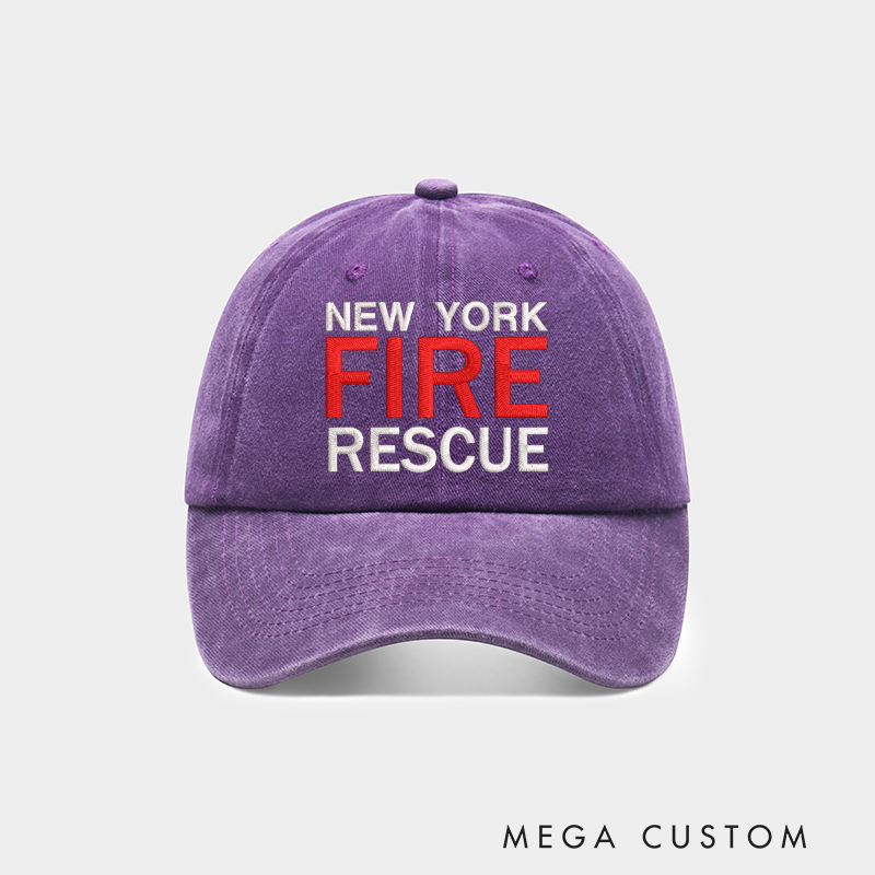 Personalized Firefighter Cap Embroidered Baseball Cap with Custom Firefighter Cap Design Thoughtful Gift for Firefighters