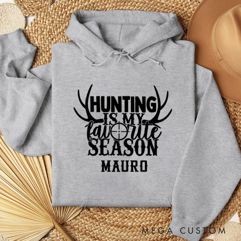 Personalized Hunting Hoodie Sweatshirt Funny Hunting Hoodie  Unisex Hunting Sweatshirts Gift for Hunter