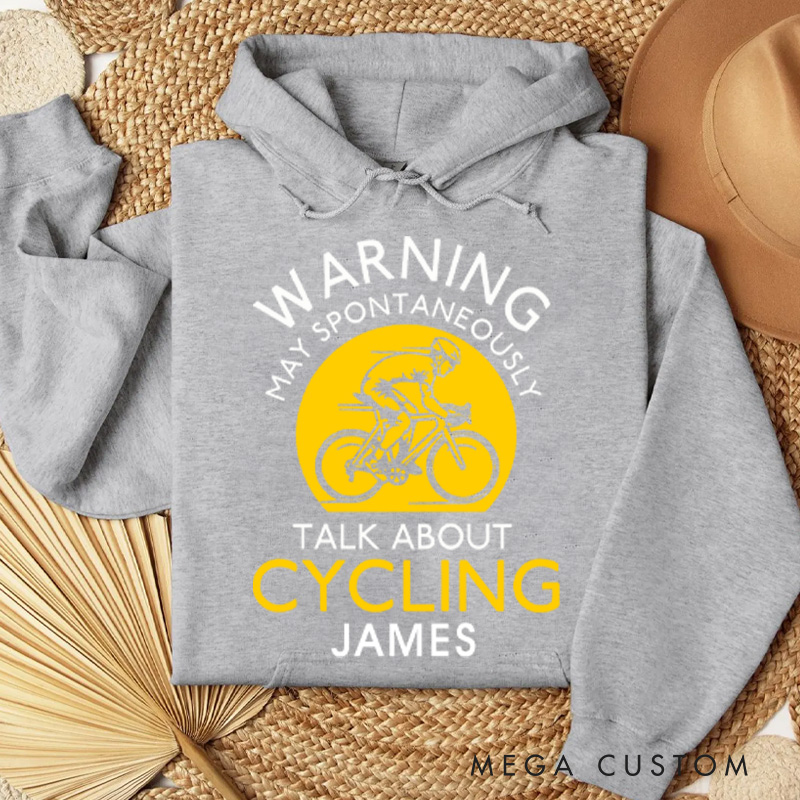 [Copy]Personalized Mountain Bike Hoodie This Is The Way Cycling Hoodie Bicycle Lovers