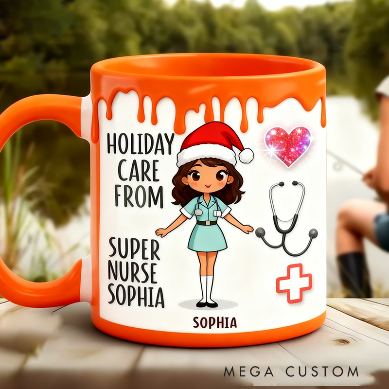 Personalized Nurse Mugs Custom Holiday Care From Super Nurse Design Mug Registered Nurse Mug