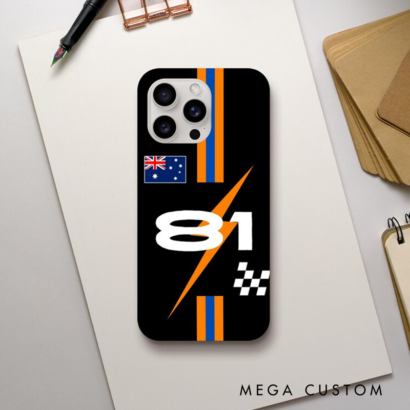 Personalized Number Formula Racing iPhone Case Custom Car Lovers iPhone Case