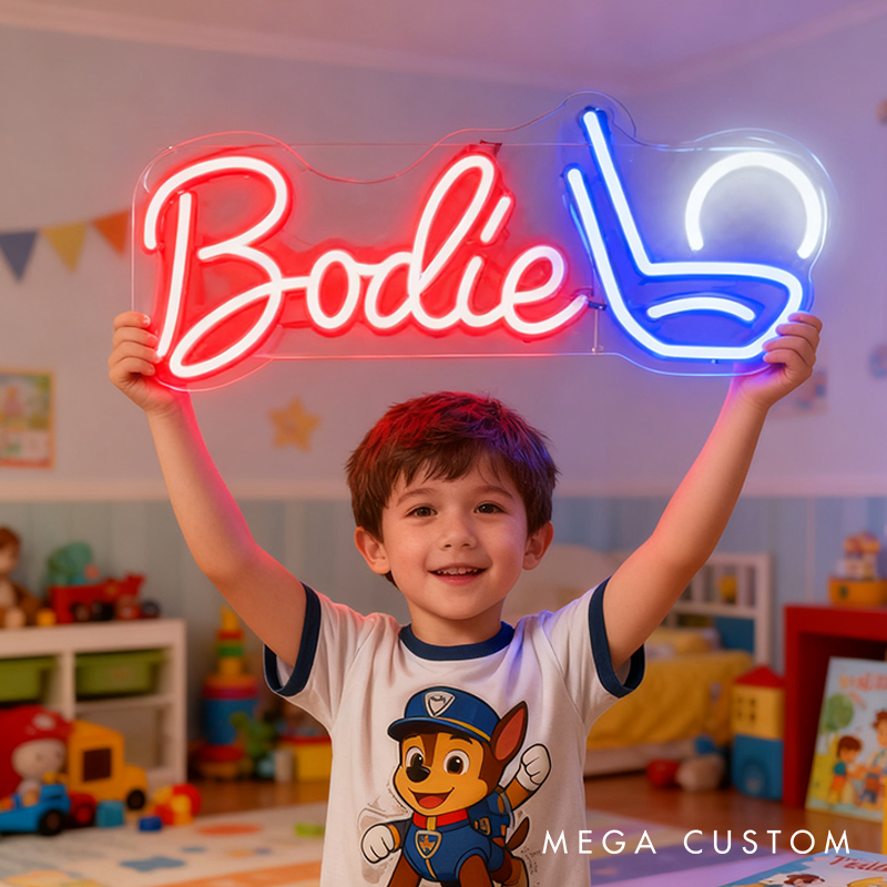 Personalized Golf Neon Sign with Custom Name for Golf Enthusiasts