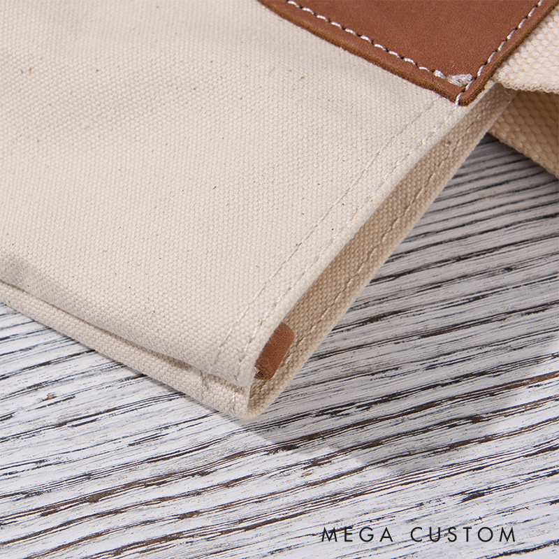 Personalized Canvas Tote Bag with Name Custom Name Bag Canvas Tote Bag Gift for Her Gift for Mother Wife