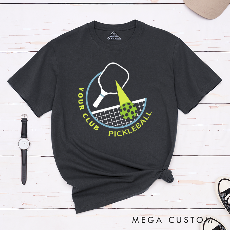 Personalized Pickleball Club T-Shirt with Customize Your Club or Tournament Name - Ace Your Style