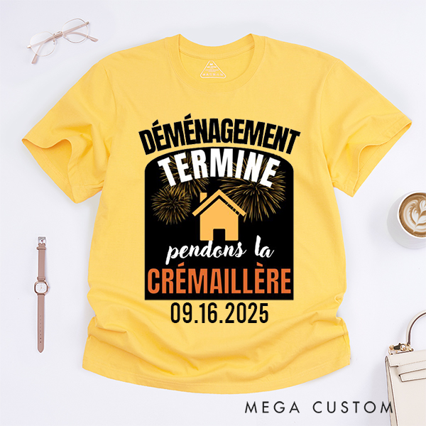 Personalized T-Shirt Housewarming Gift New Homeowners T-Shirt Gift For Housewarming Party New Home Gift Moving Gift