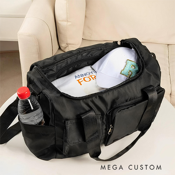Personalized Weekend Wanderer Duffle Bag for Traveling Lovers Polyester Weekender Girls Trip Gift Waterproof Overnight Bag for Travelers