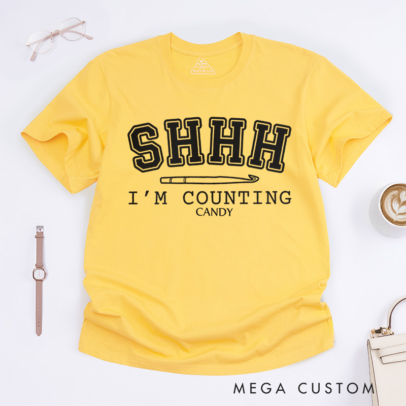 Personalized Crocheting Classic T-Shirts Crochet Lover Crewneck Gift For Artist Gift For Crafter Hobby Sweater Artist Sweatshirt Knitting