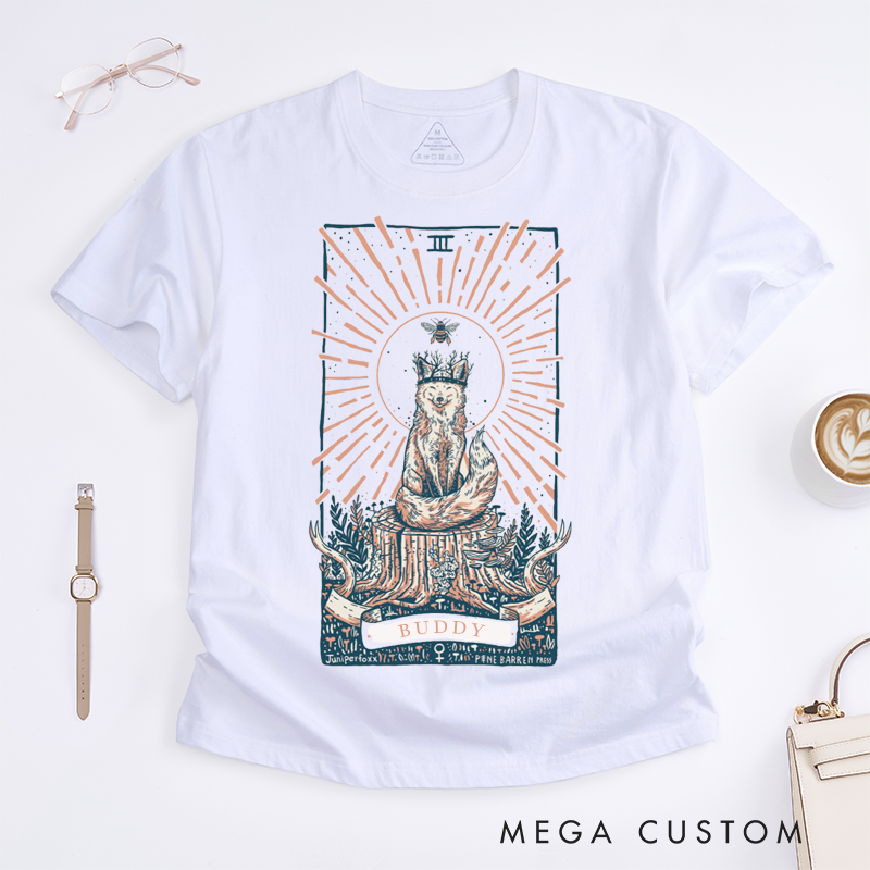 Personalized Tarot Lovers Classic T-Shirts Empress Juniper Tarot Card T-shirts Gift