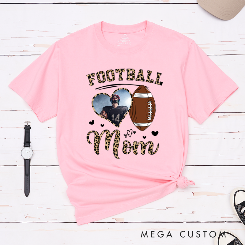 Personalized American Football and Rugby T-Shirts Featuring Custom Name on the Sleeve - It’s a Football Kinda Day