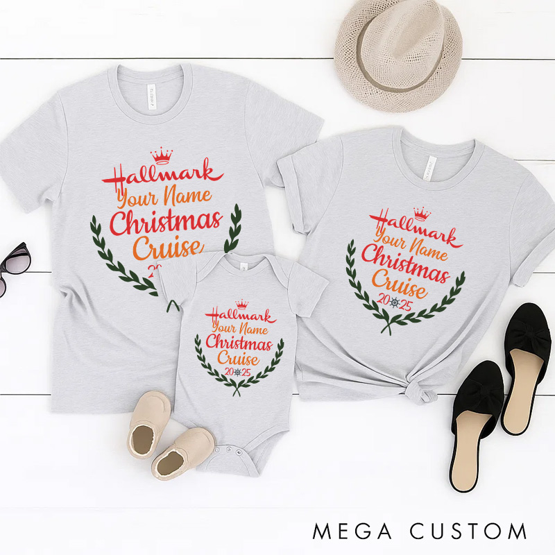 Personalized Classic Christmas Movie Inspired Movie Watching Cruise Christmas Family Matching Shirts Group Shirts Movie Holiday Shirt