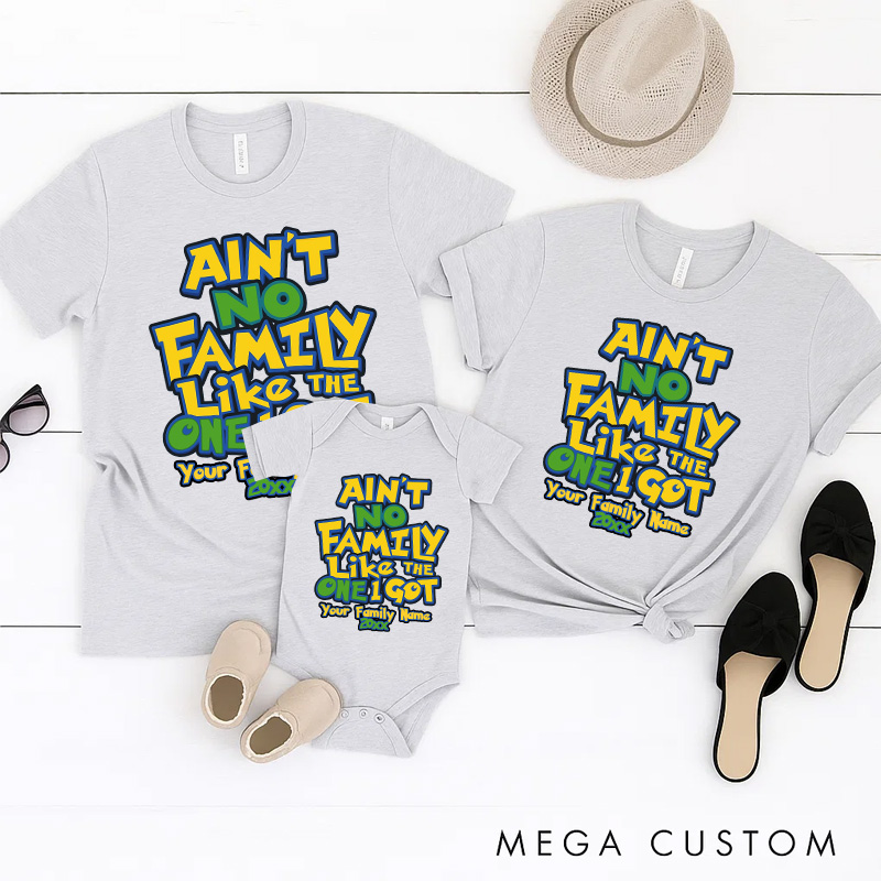 Personalized Poket Inspired No Family Like The One I Got Christmas Family Matching Shirts Group Shirts Gamer Holiday Shirt