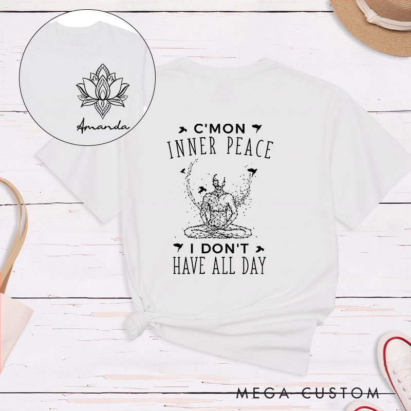 [Copy]Personalized Spiritual T-Shirt Meditation and Self-Love Design Yoga T-Shirt Perfect Gift for Yoga Lover and Meditation