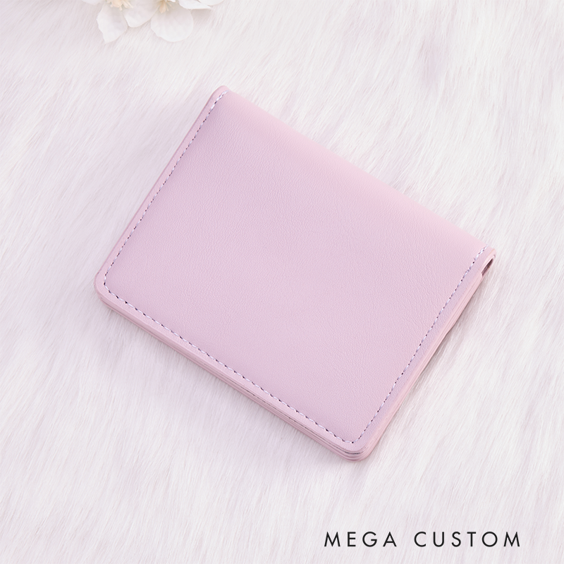Personalized Leather Wallet for Girl Birth Flower Wallet for Her Purse Wallet Cute wallet Unique Gift for Her Birthday Gifts