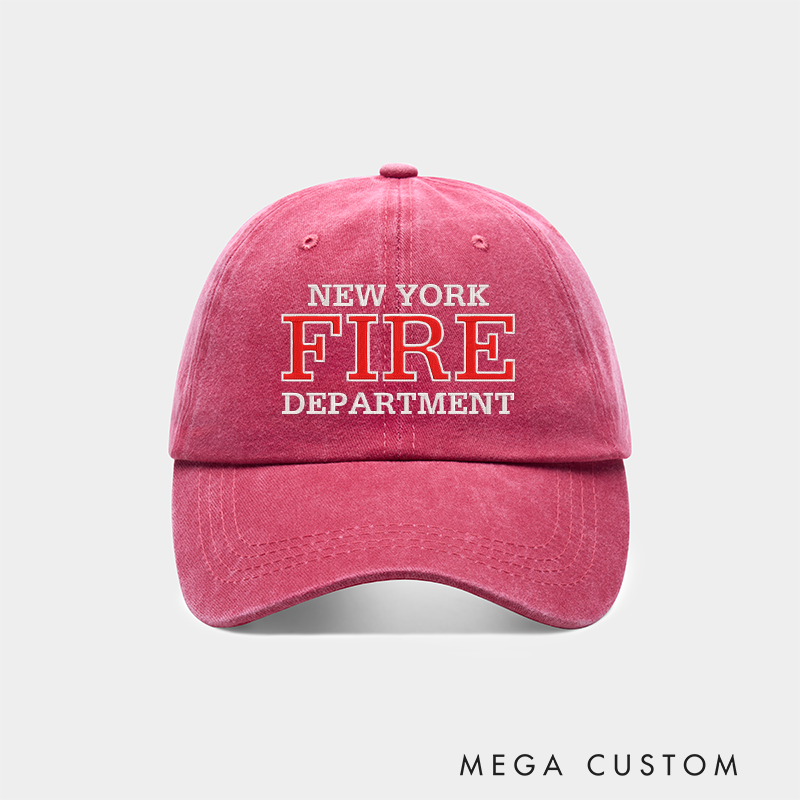 Personalized Firefighter Cap Embroidered Baseball Cap with Custom Firefighter Cap Design Thoughtful Gift for Firefighters