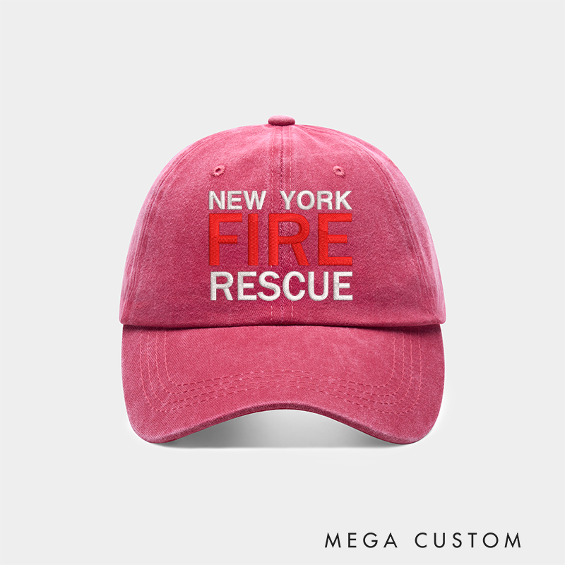 Personalized Firefighter Cap Embroidered Baseball Cap with Custom Firefighter Cap Design Thoughtful Gift for Firefighters