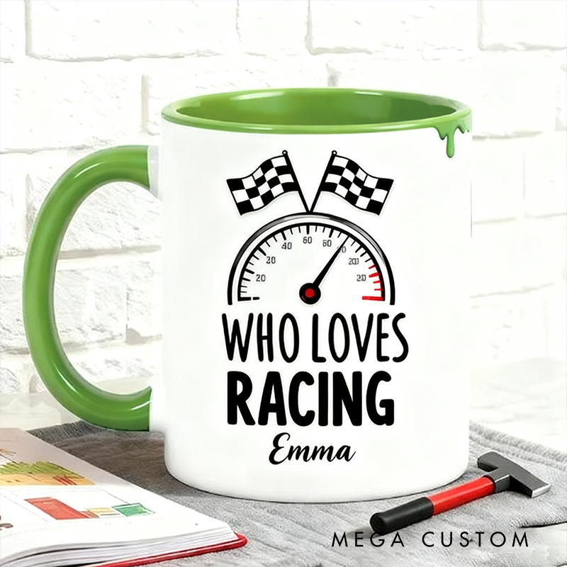 Personalized Racing Lover's Mug Car Racing Fan Mug Custom F1 mug Car Lover Mug Xmas Gift 