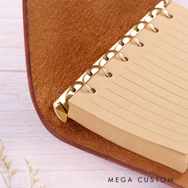 Personalized Leather Notebook Custom Leather Journal Personalised Leather Notebook Initial Notebook Gifts