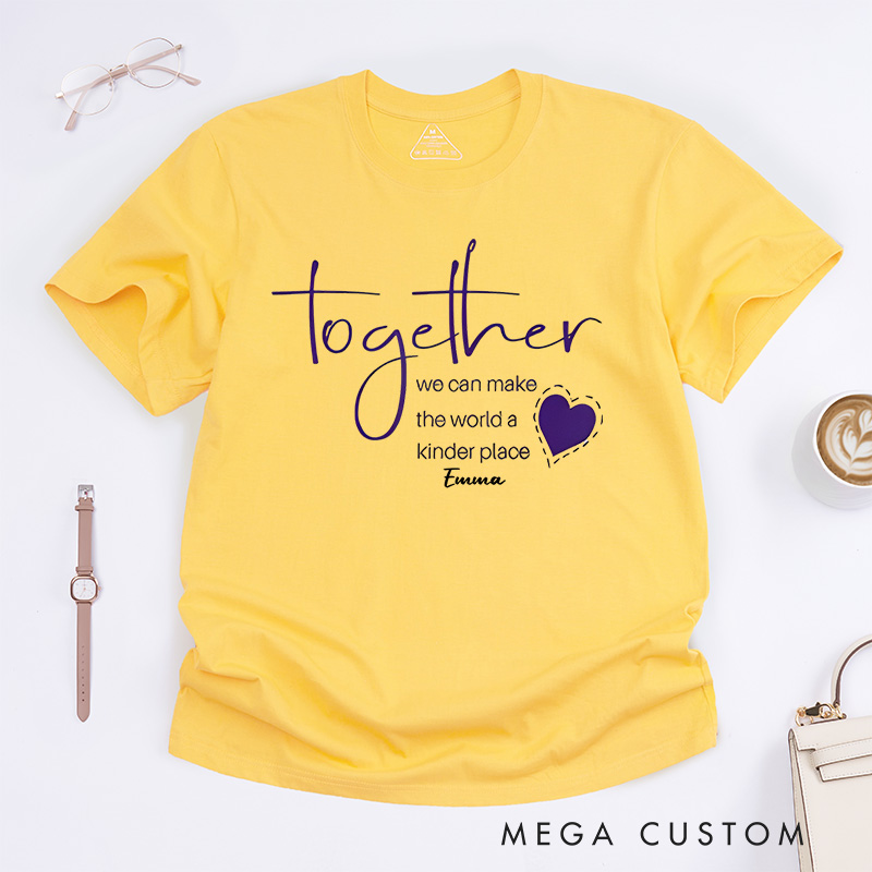Personalized Dementia Doesn't Come with a Manual It Comes with a Daughter Who Never Gives up Alzheimer's Awareness T-Shirt