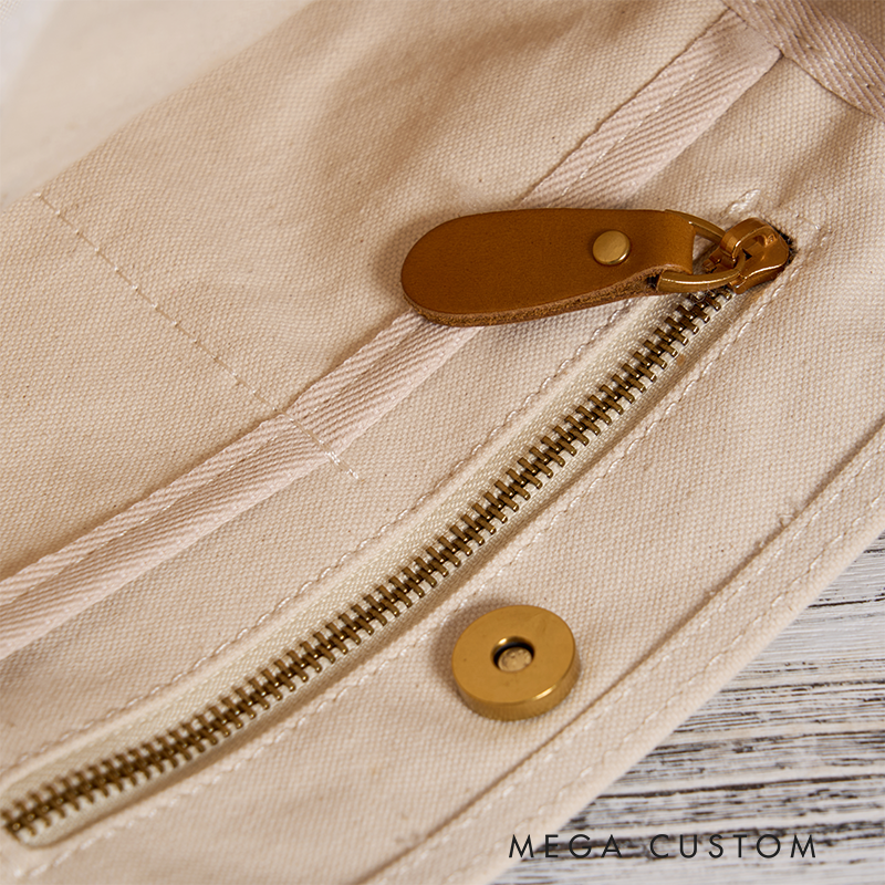 Personalized Canvas Tote Bag with Name Custom Name Bag Canvas Tote Bag Gift for Her Gift for Mother Wife