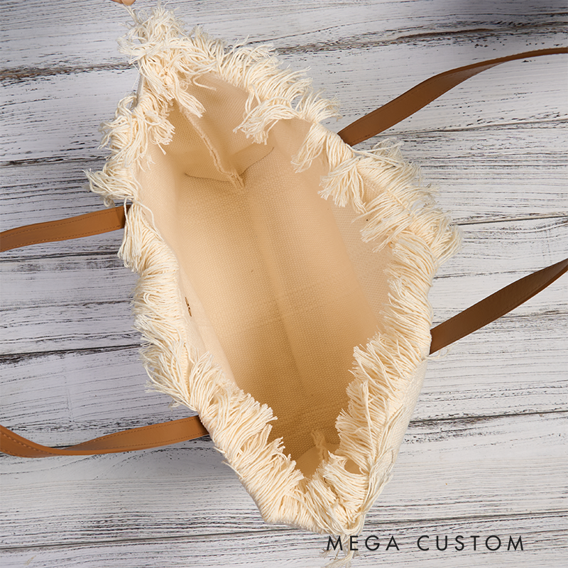 Personalized Canvas Tote Bag with Name Custom Name Bag Canvas Tote Bag Gift for Her Gift for Mother Wife