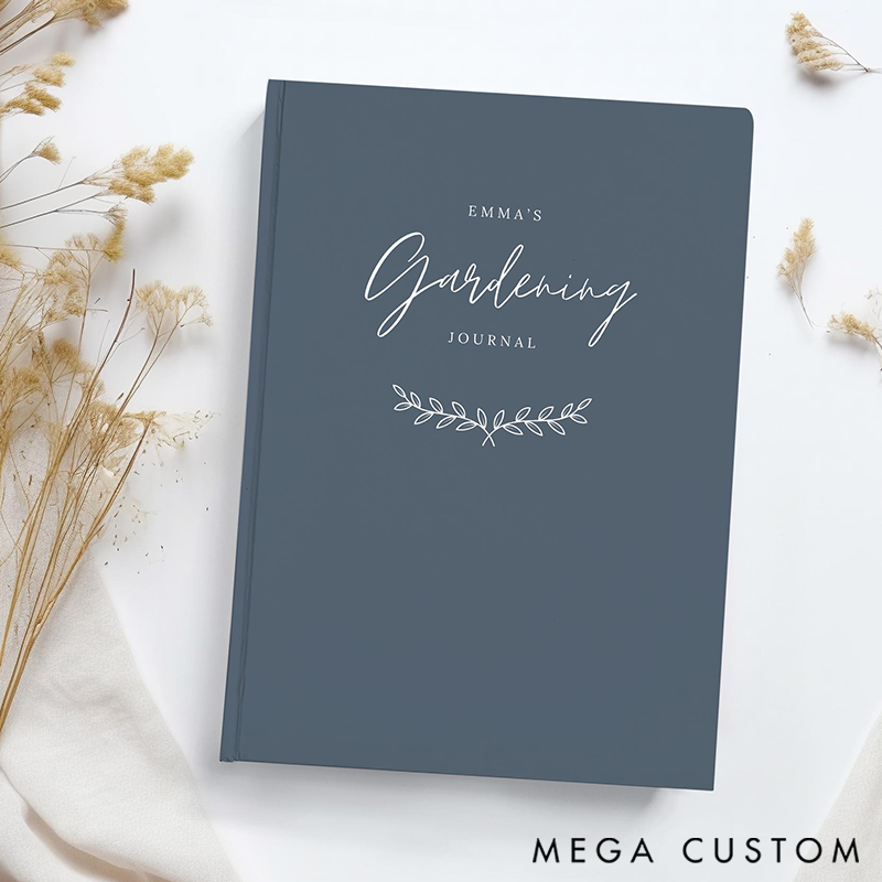 Personalized Gardening Journal Gift for Plant Lover Gift Garden Notebook Crazy Plant Lady Garden Journal for Plant Mom Homestead Gift for Mom