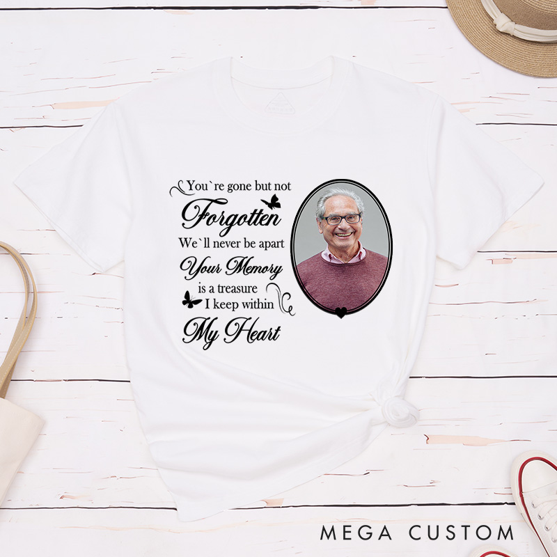 Personalized in Memory Of A Lost Loved One Shirt Custom Name And Dates Rip Shirt Rest in Heaven Tees Sympathy Gift Funeral Keepsake