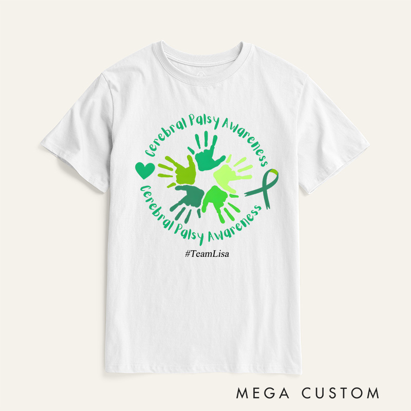 Personalized Cerebral Palsy Awareness Survivor T-Shirt