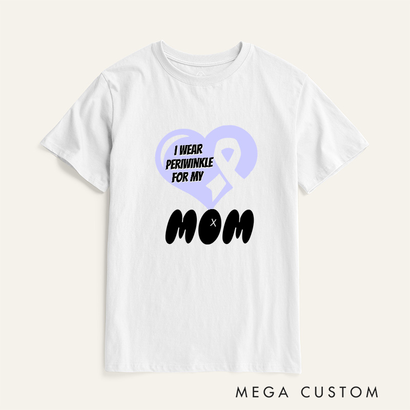 Personalized I Wear Periwinkle For My Esophageal T-Shirt