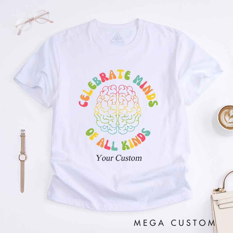 Personalized Autism ABA Therapist  Awareness Neurodivergent  ADHD Inclusion T-Shirt