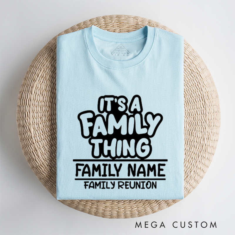 Personalized Family Reunion Matching Tees Celebrating Togetherness Classic T-shirt