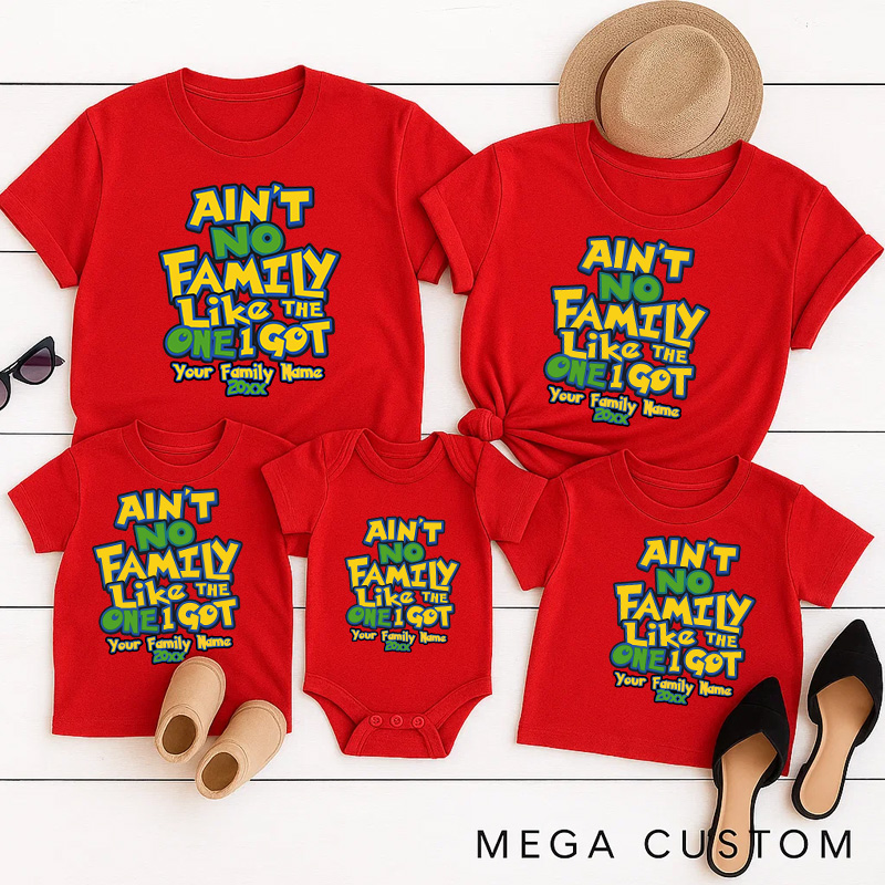 Personalized Poket Inspired No Family Like The One I Got Christmas Family Matching Shirts Group Shirts Gamer Holiday Shirt