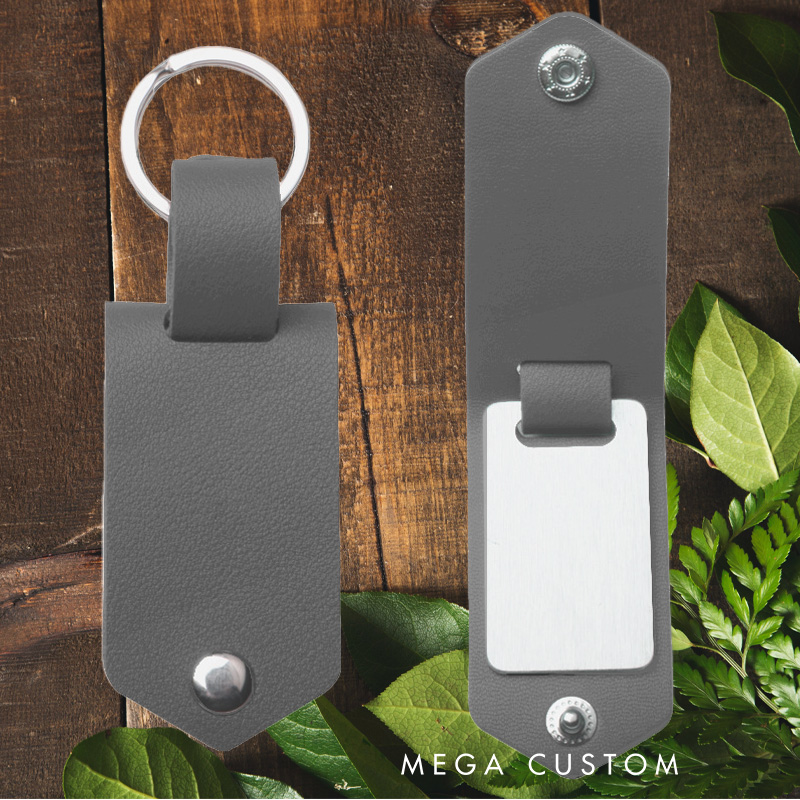 Personalized Reading is a Journey Through the Mind Keychains Engraved Leather Keychain with Name Photo Keychain Reading Lover Gift