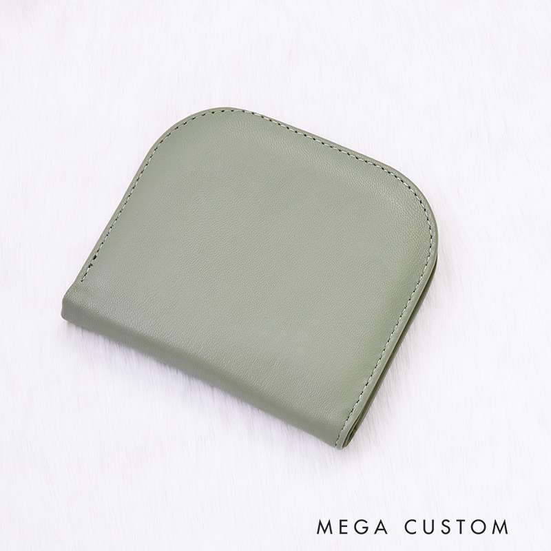 Personalized Leather Wallet for Girl Birth Flower Wallet for Her Slim Wallet Purse Wallet Cute wallet Unique Gift for Her Birthday Gifts