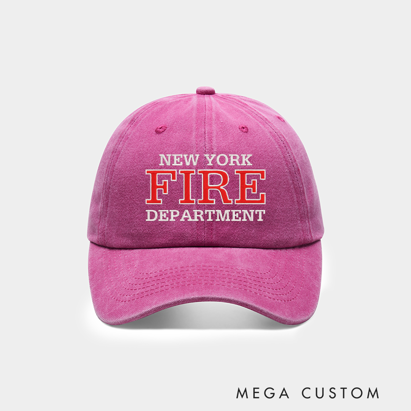 Personalized Firefighter Cap Embroidered Baseball Cap with Custom Firefighter Cap Design Thoughtful Gift for Firefighters