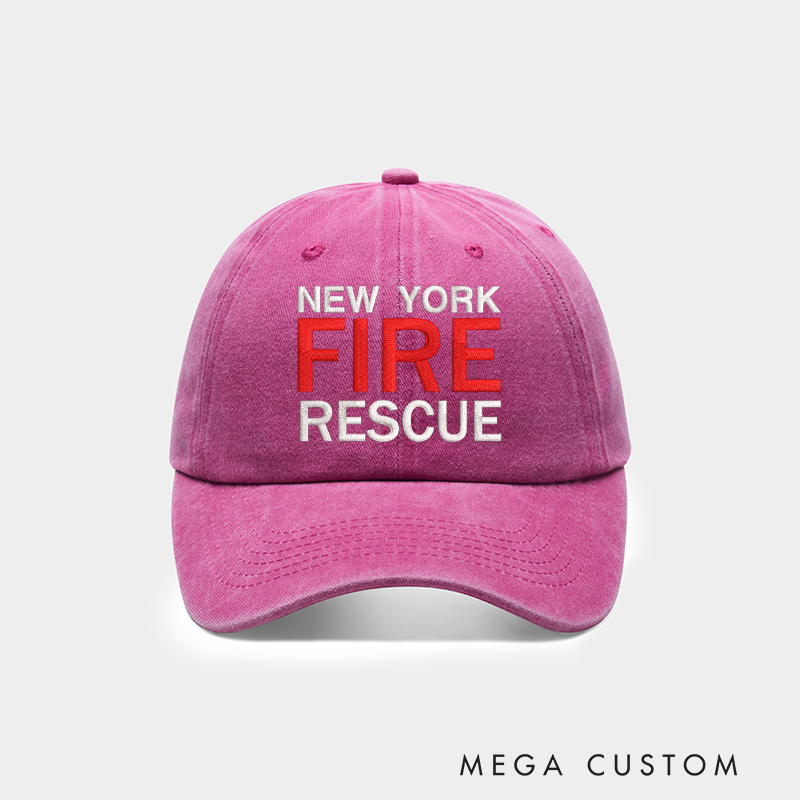 Personalized Firefighter Cap Embroidered Baseball Cap with Custom Firefighter Cap Design Thoughtful Gift for Firefighters
