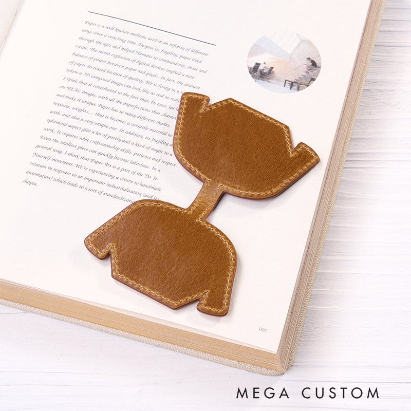 Personalized Leather Bookmark Nurse Cap Shaped Bookmark Custom Name Engraved Page Marker Thoughtful Gift for Nurses and Medical Professionals Unique Handmade Leather Accessory Nurse Accessories