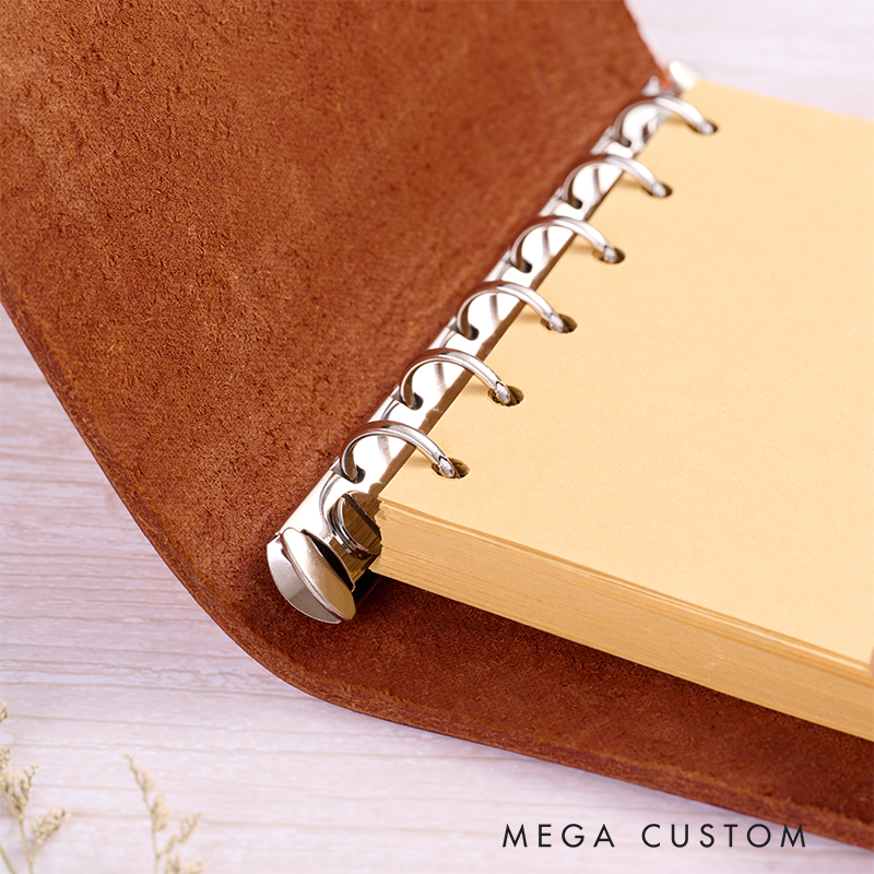 Personalized Leather Notebook Custom Leather Journal Personalised Leather Notebook Initial Notebook Gifts