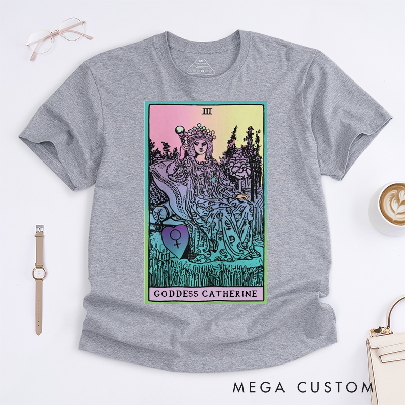 Personalized Tarot Lovers Classic T-Shirts The Empress Tarot Card Classic T-Shirt For Unique Spiritual Tee Birthday Anniversary Present
