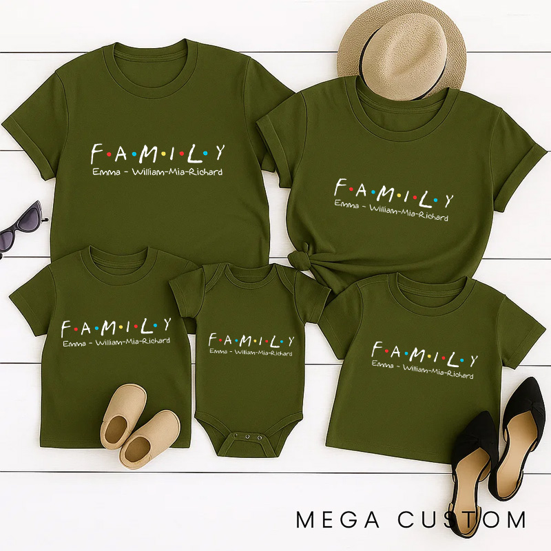 Personalized Classic TV Show Inspired Christmas Family Matching Shirts Group Shirts Movie Holiday Shirt