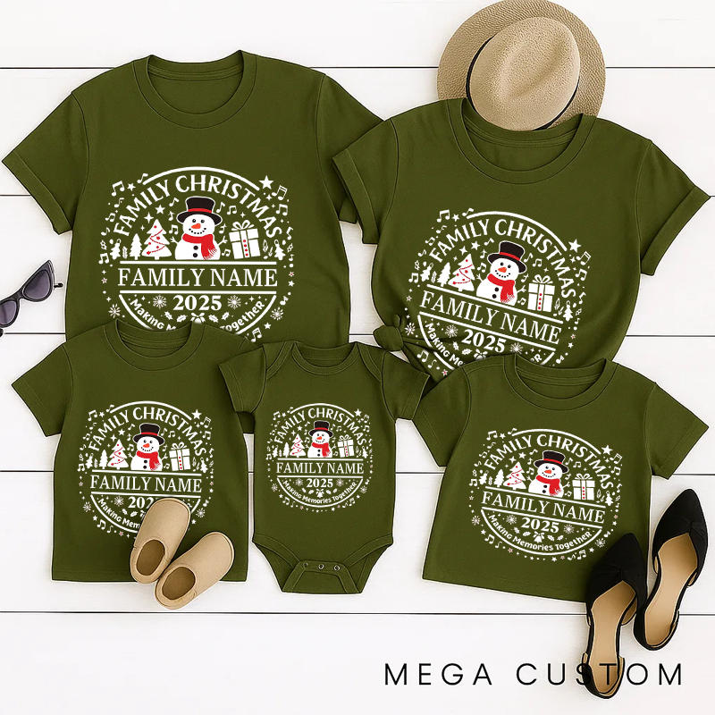 Personalized Family Matching Christmas Shirt Family Christmas Making Memories Together Shirt Family Christmas Matching Tee Christmas Gift