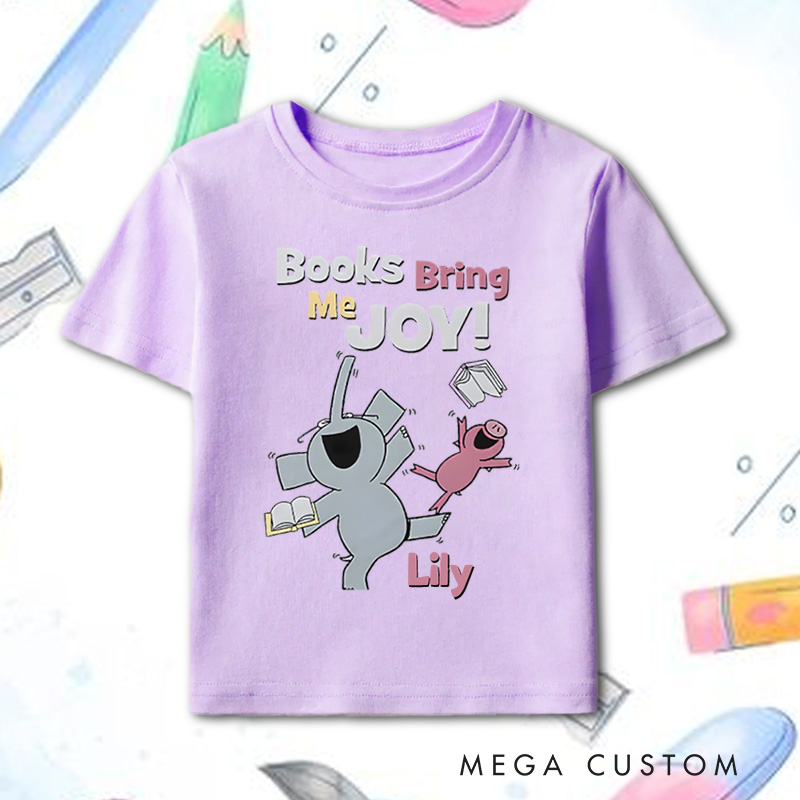 Personalized Book Comic Friend Funny Kids Cartoon Kids T-Shirt