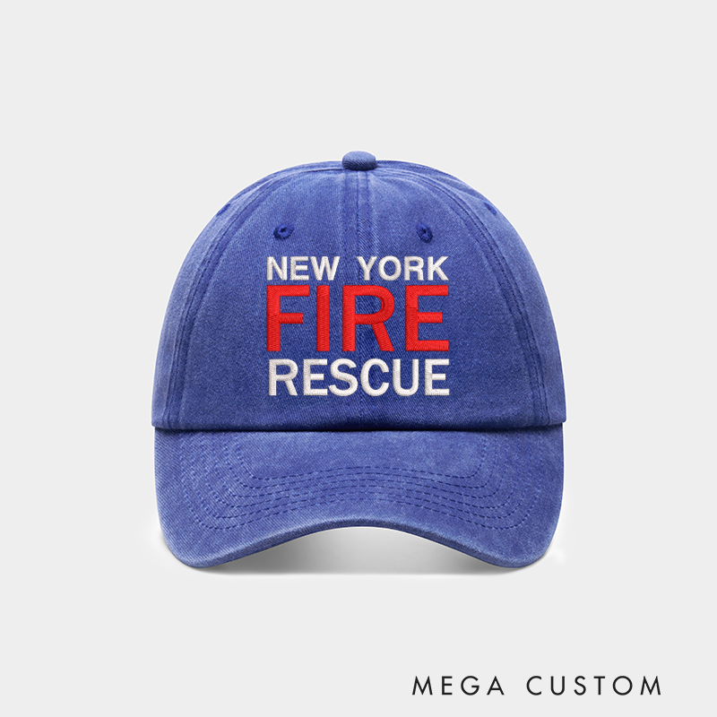 Personalized Firefighter Cap Embroidered Baseball Cap with Custom Firefighter Cap Design Thoughtful Gift for Firefighters
