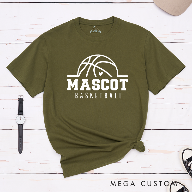 Personalized Basketball Jersey Style T-Shirt with Custom Name