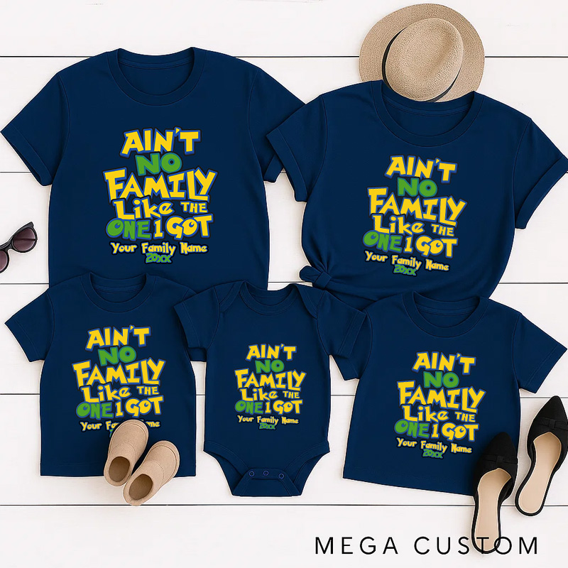 Personalized Poket Inspired No Family Like The One I Got Christmas Family Matching Shirts Group Shirts Gamer Holiday Shirt