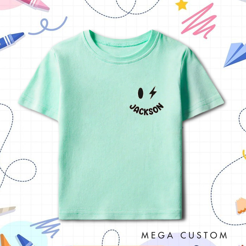 Personalized Five is a Vibe Kids T-Shirt with Bold Lettering and Fun Design for a Stylish Birthday