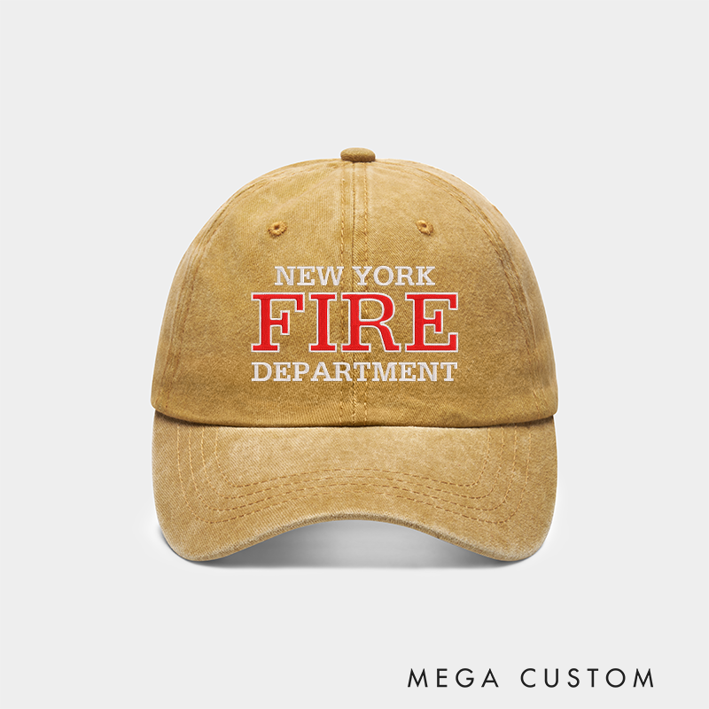 Personalized Firefighter Cap Embroidered Baseball Cap with Custom Firefighter Cap Design Thoughtful Gift for Firefighters