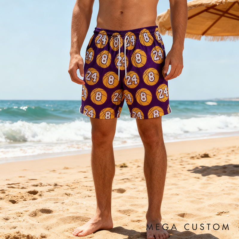 Personalized Sports Shorts with Dynamic Flame Pattern for Sports lovers
