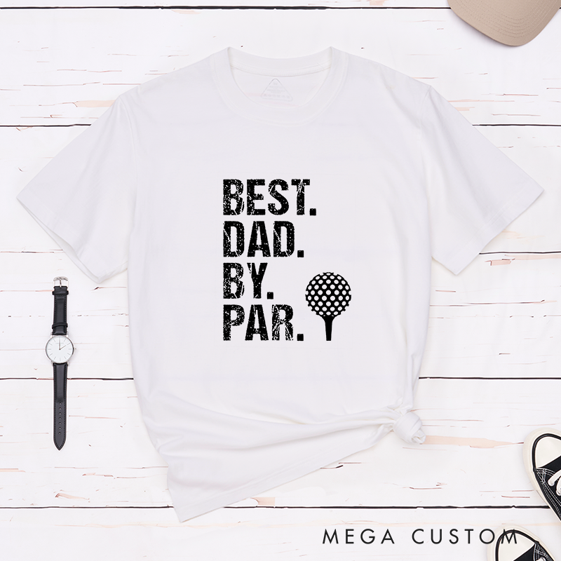 Personalized Golf T-Shirt Customizable Text Gift for Golfers and Fans