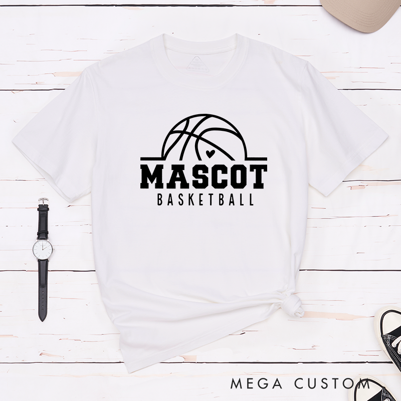 Personalized Basketball Jersey Style T-Shirt with Custom Name