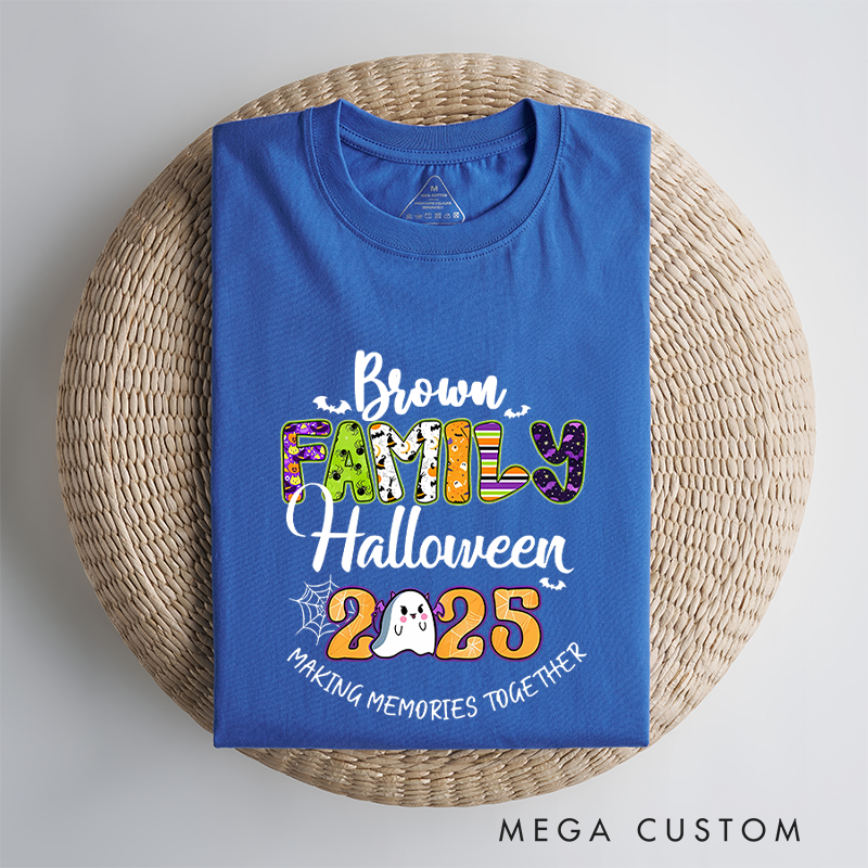 Personalized Halloween Making Memories Together Classic T-Shirt Halloween Party Gift